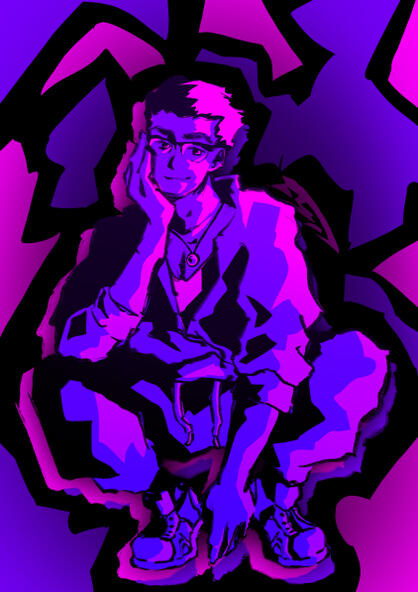 Flashy colour study