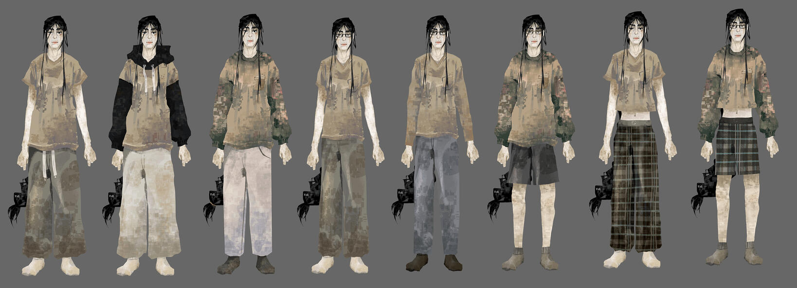 Serial Killer Concept - Outfit Variations