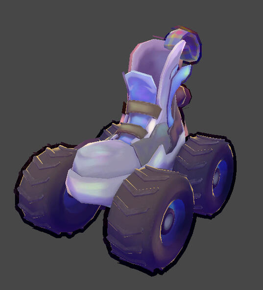 Handpainted Stylised Rollerskates