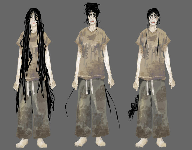 Concept Serial Killer - Variations de cheveux