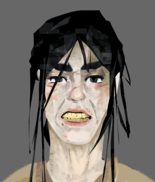 Concept Serial Killer - Closeup du visage